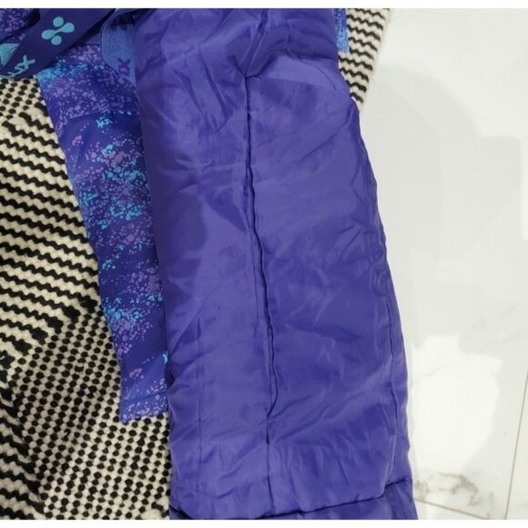 XMTN Water Resistant Multi Adjustable Purple Splatter Snowpants-Like New-Size 14 - Picture 14 of 16